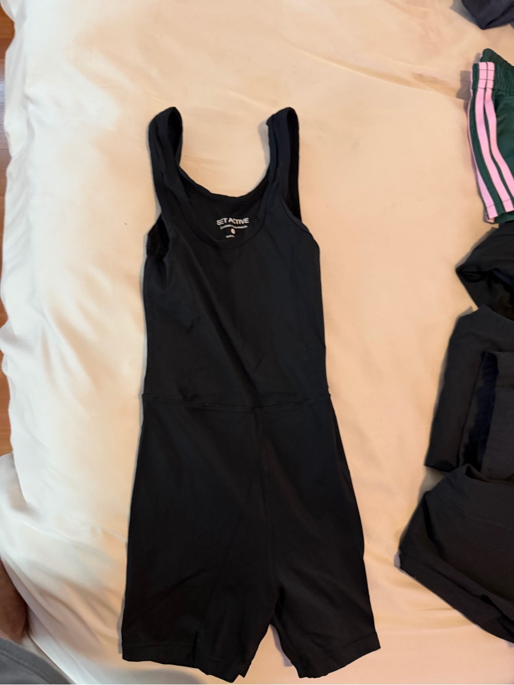 SET Active Black Athletic Jumpsuit Romper
